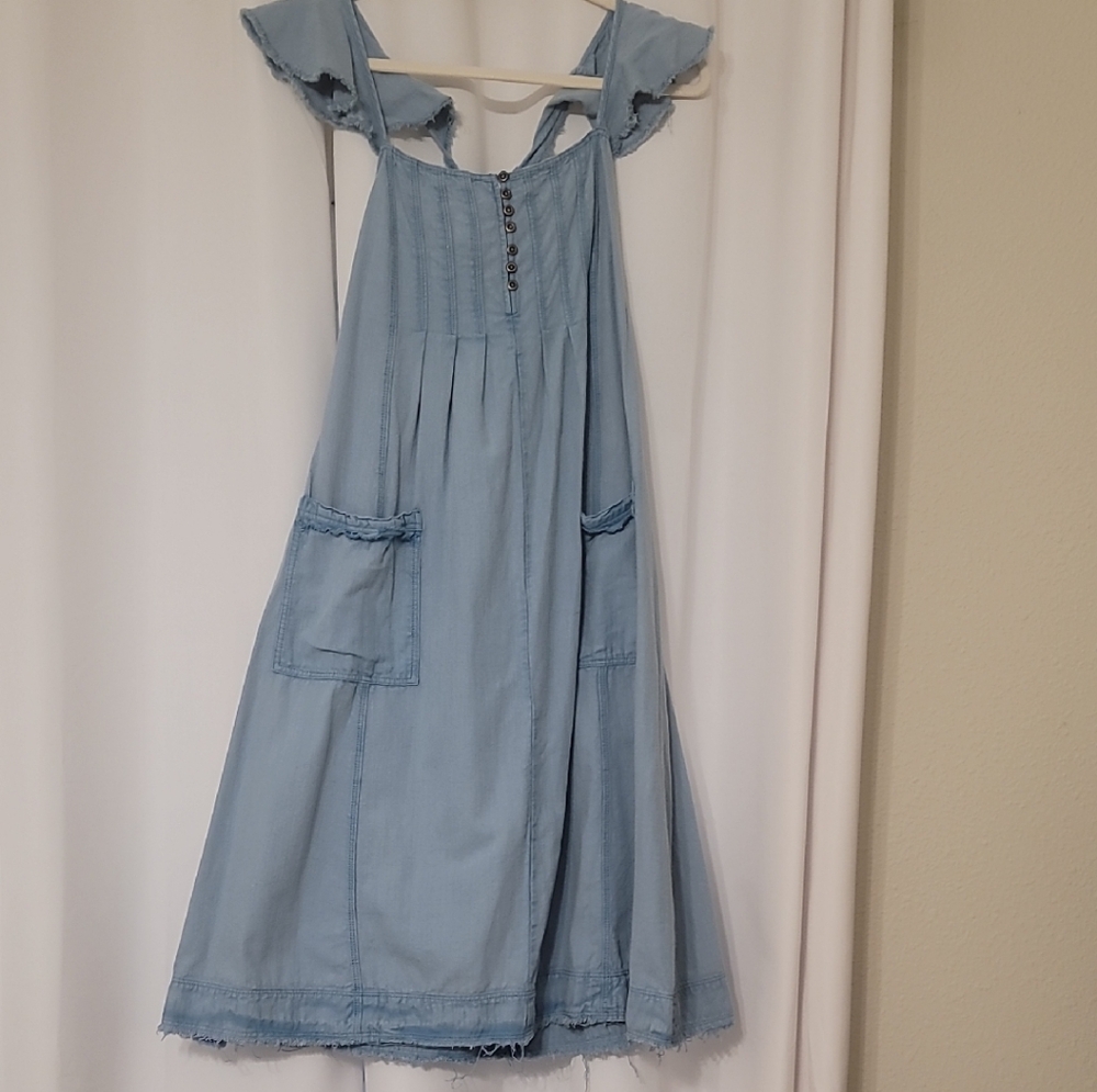 Pilcro Light Blue Midi Dress